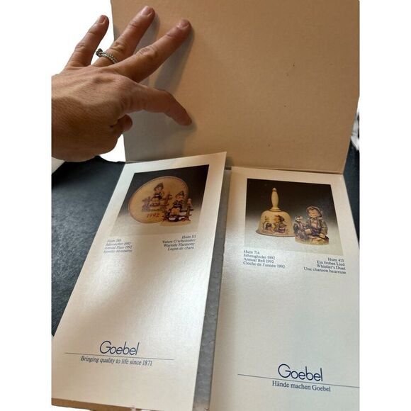 M.J. Hummel 1992 Annual Plate By Goebel - 7.5" Porcelain Collector's Edition - Picture 3 of 8